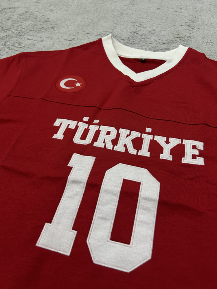 Türkiye kırmızı t-shirt