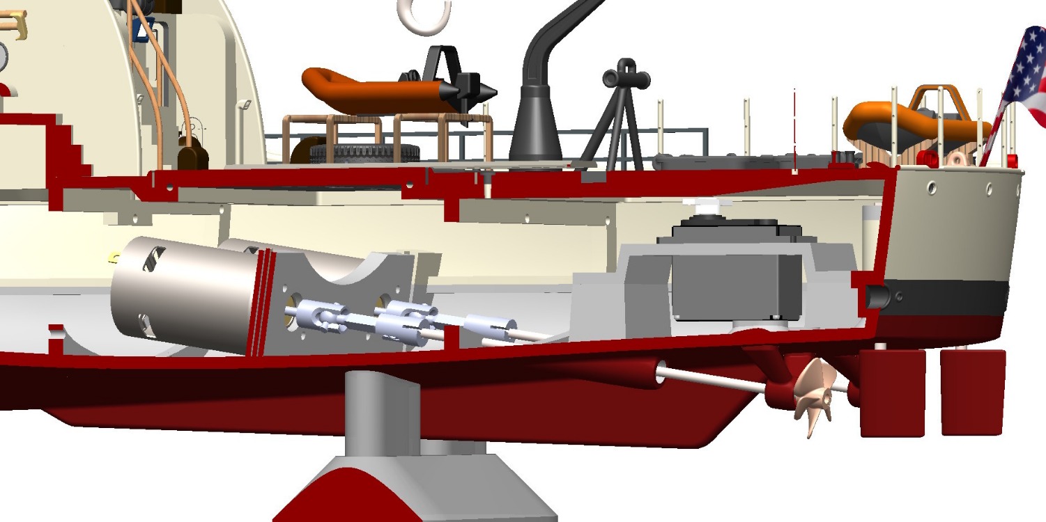 USCG Point Class Cutter 1:34 RC Ready 3D Printable Model