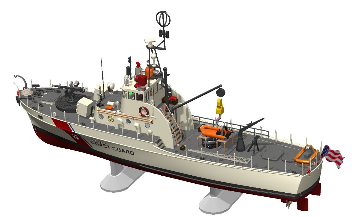 USCG Point Class Cutter 1:34 RC Ready 3D Printable Model