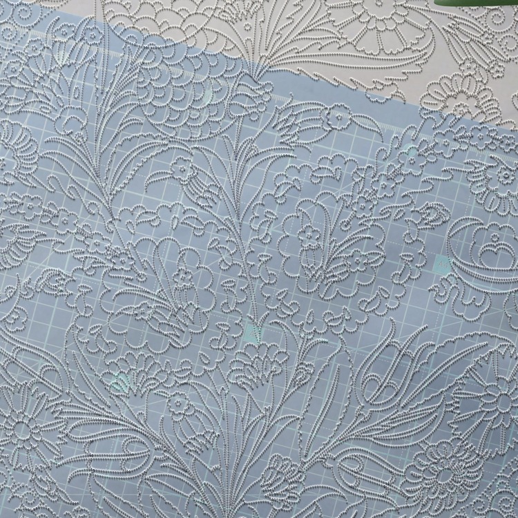 Perforated Stencil 40 cm. - 16th century Damascus Style Iznik Pomegranate, Hatayi and Cloud