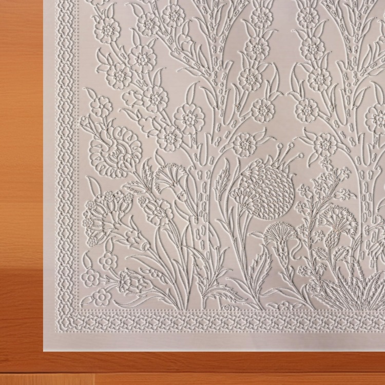 Perforated Stencil 60x90 cm. MAXI SIZE - Hasbahce Tree of Life and Plant Motif Panel