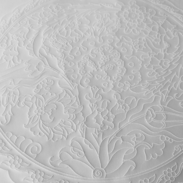 Perforated Stencil 30 cm. - Tile Pattern with Plant Motifs
