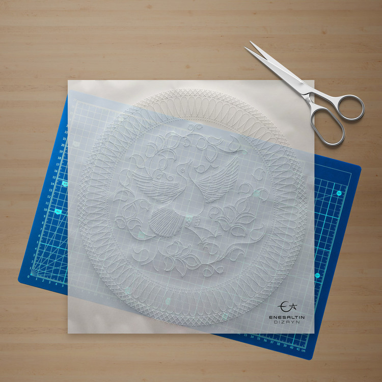 Perforated Stencil -  14th century Seljuk Principalities Period Tile Pattern