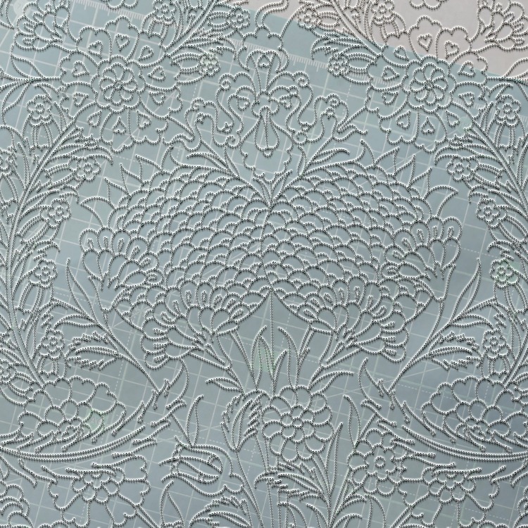 Perforated Stencil 42 cm. - Classic Iznik Pomegranate Tile Plate Pattern