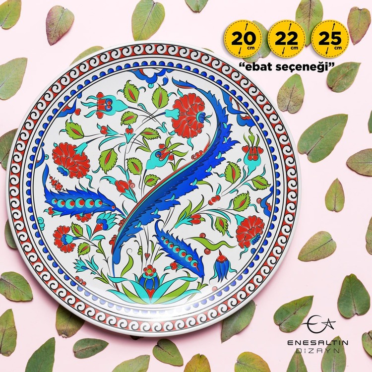 Perforated Stencil - Classic Tile Pattern with Plant Motifs