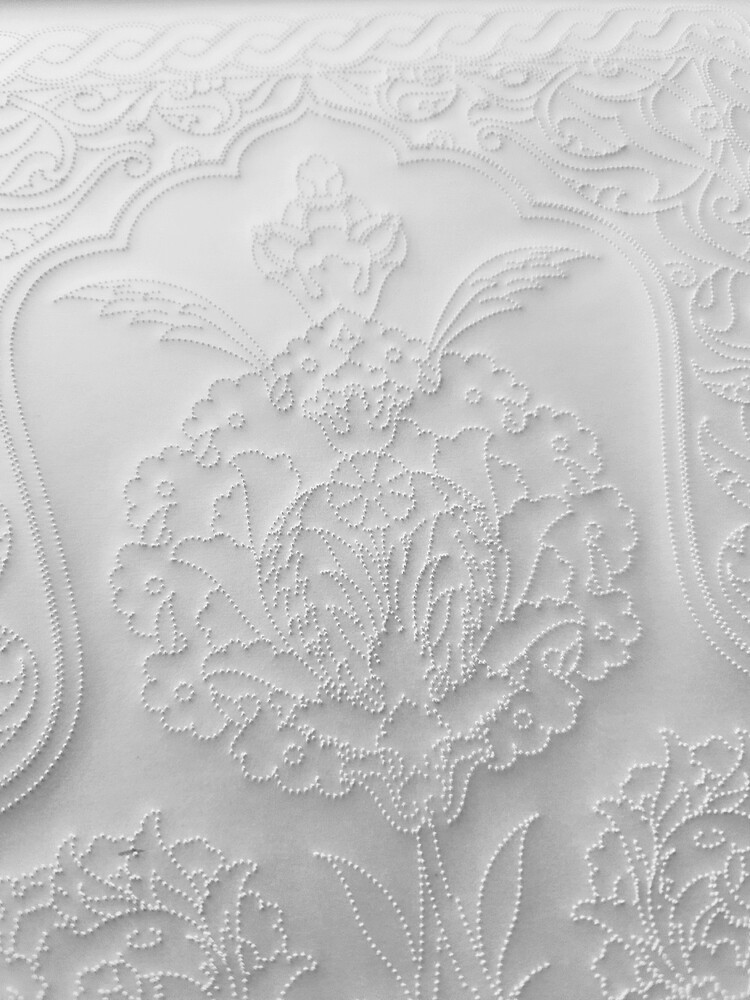 Perforated Stencil 20 x 60 cm. - Herbal Hatayi Vase Motif Tile Pattern