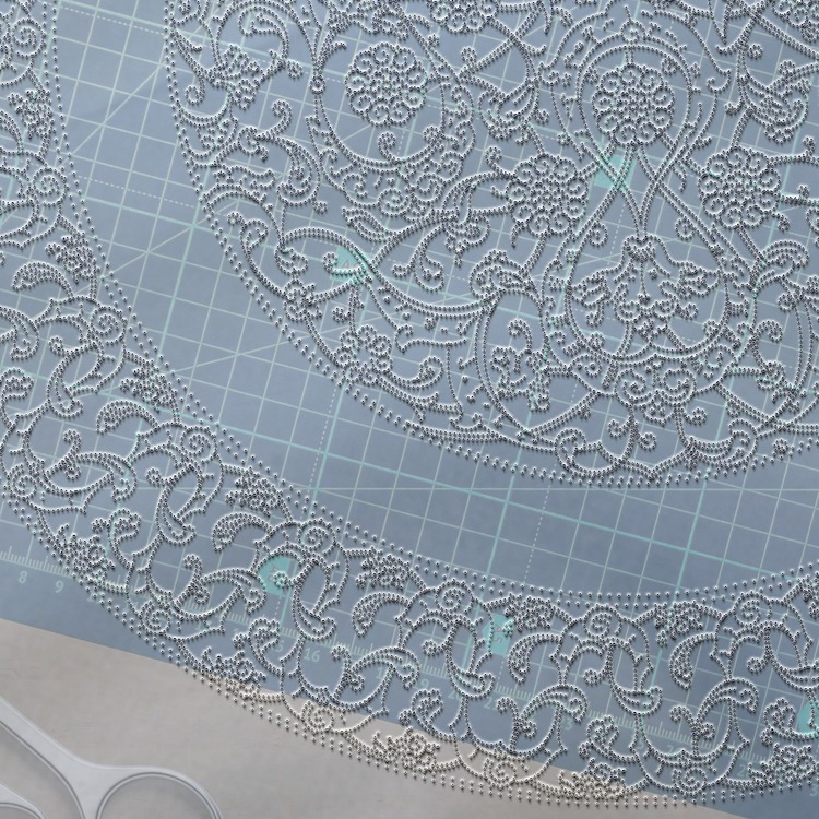Perforated Stencil 40 cm. - Baba Nakkaş Classic Iznik 15th century Lotus Hatayi Motif