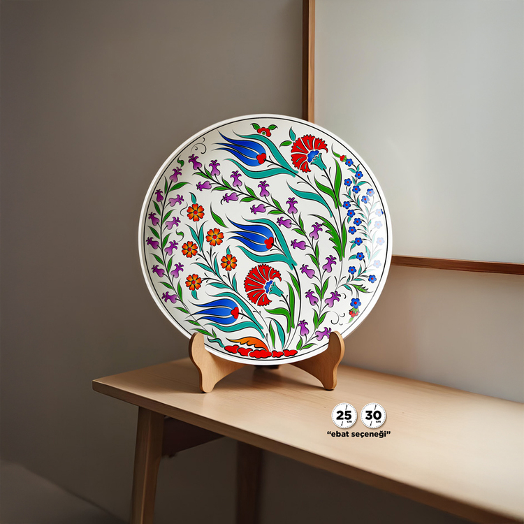 Perforated Stencil - Freestyle All Herbal Motifs Plate Pattern