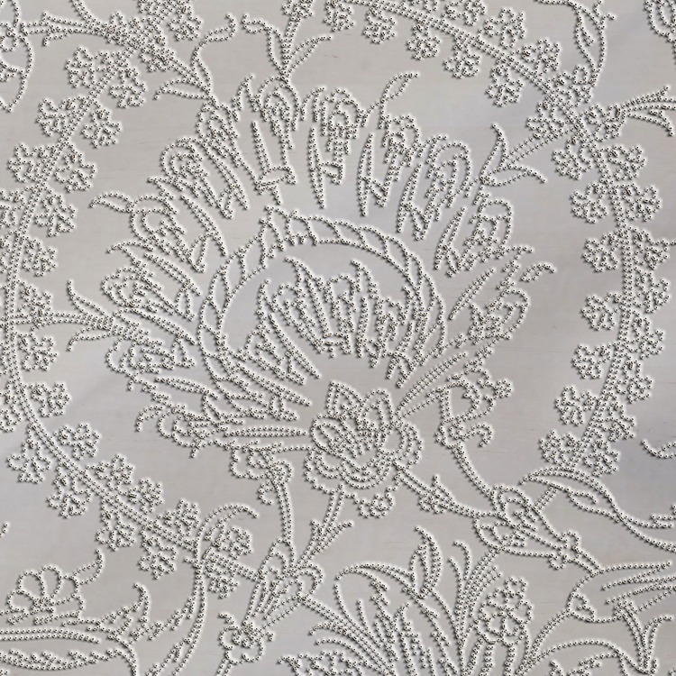 Perforated Stencil 30 cm. - Classic Iznik 1545 Symmetrical Hyacinth Hatayi Tile Plate Pattern