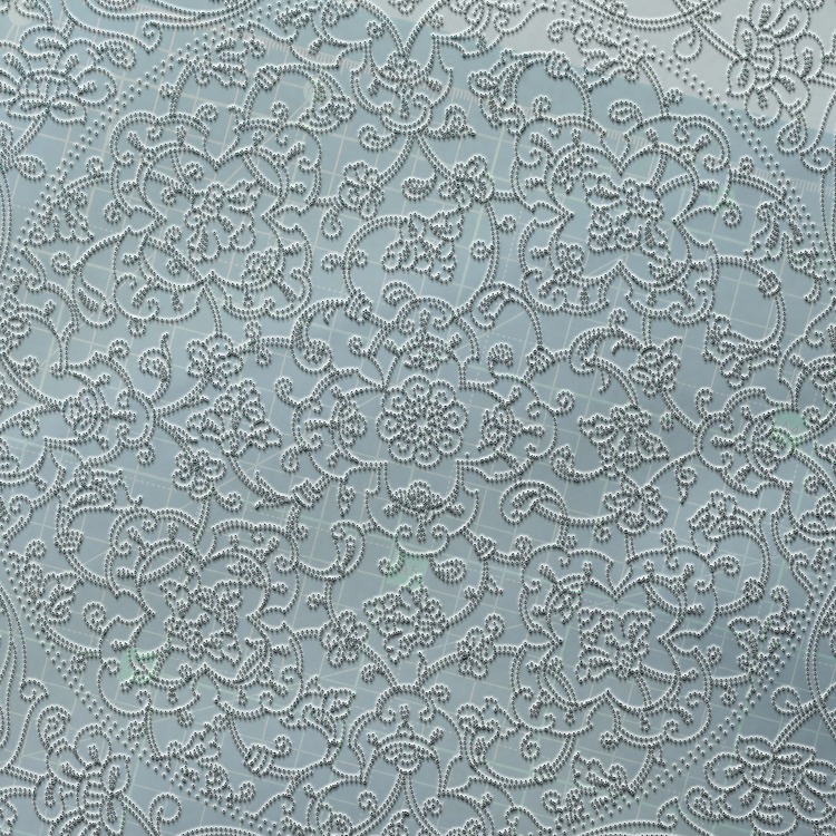 Perforated Stencil 40 cm. - 15th century Classic Iznik Medium Border Lotus Hatayi Tile Pattern