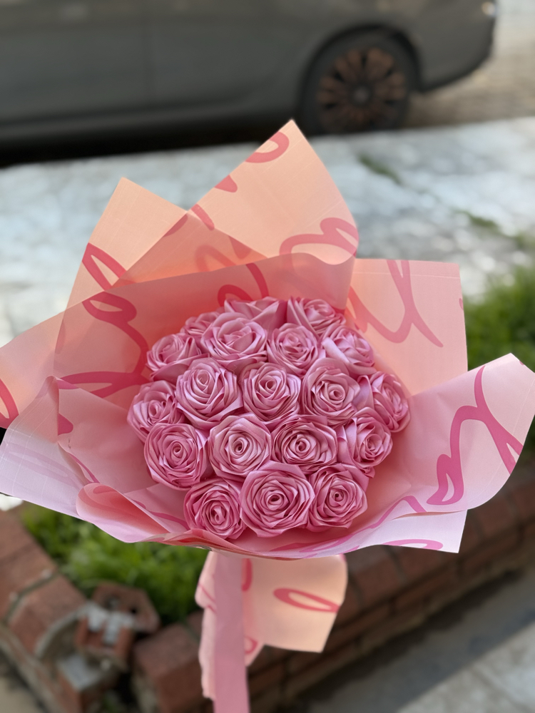 Pembe Çiçek Buketi