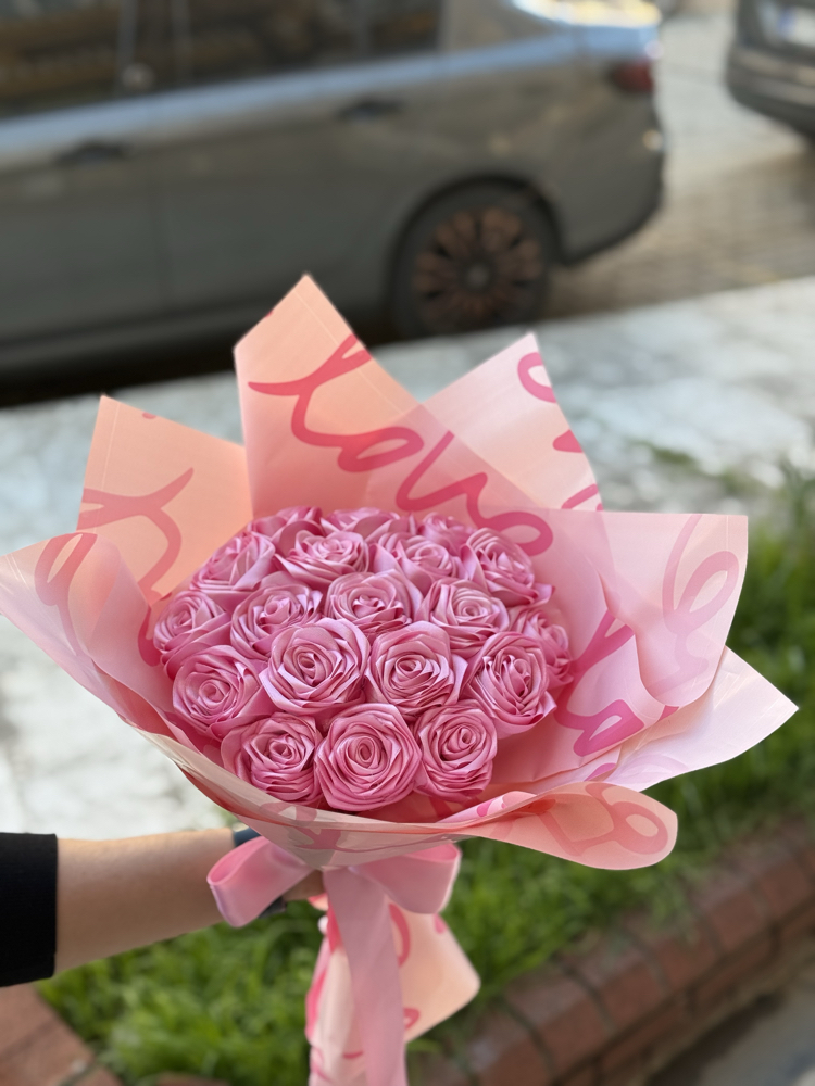 Pembe Çiçek Buketi