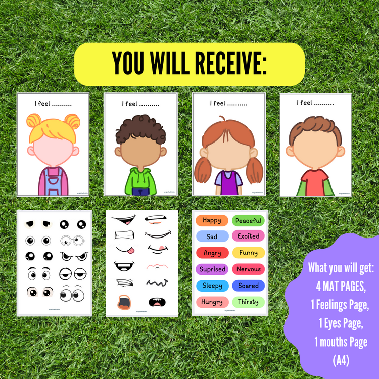 Feelings & Emotions Activity – Duygular & Hisler Seti