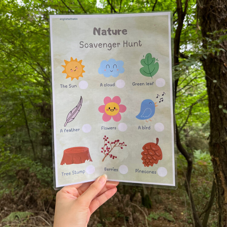 Nature, Camping, Insects Scavenger Hunt