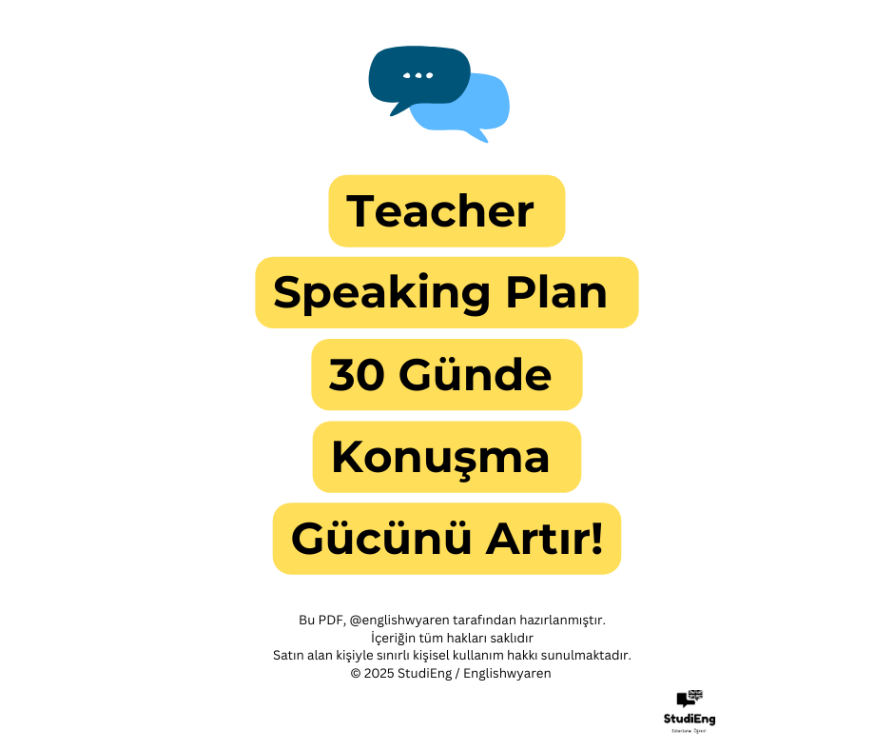 Teacher Speaking Plan - Kendi Kendine (PDF)