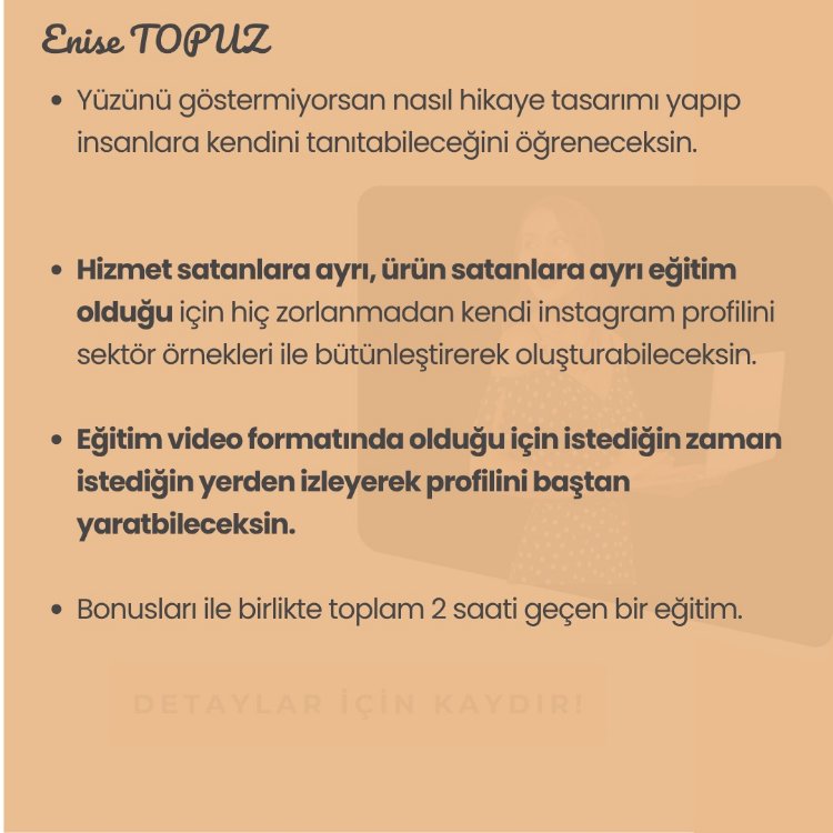 Satış yaptıran Profil Düzeni Eğitimi