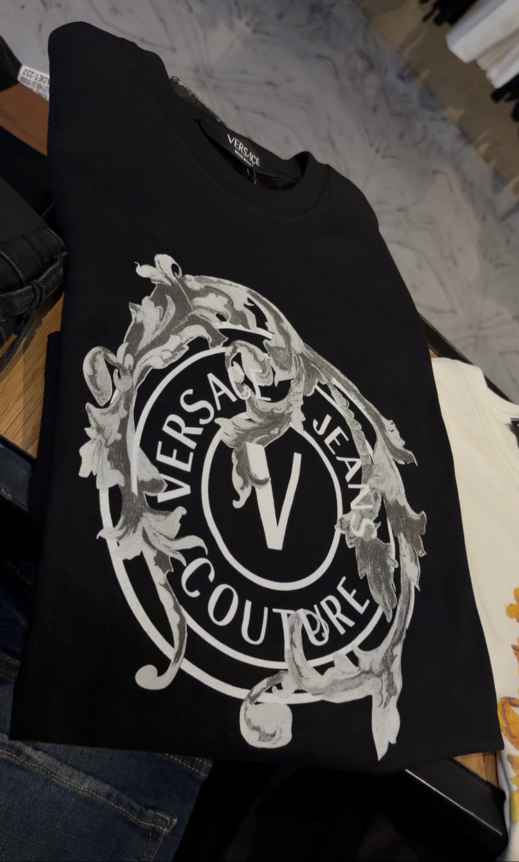 Versace eskitme logo siyah 2026 (bayi modeli)