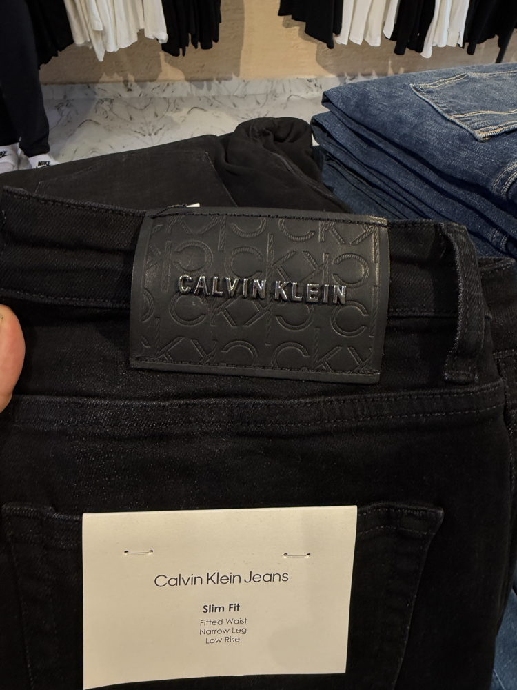 Calvin klein taşlı siyah kot ultra premium 