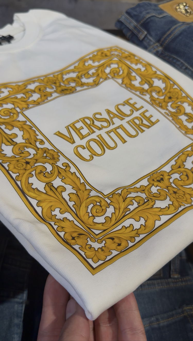 Versace sarmaşık logo ultra premium beyaz (ithal)