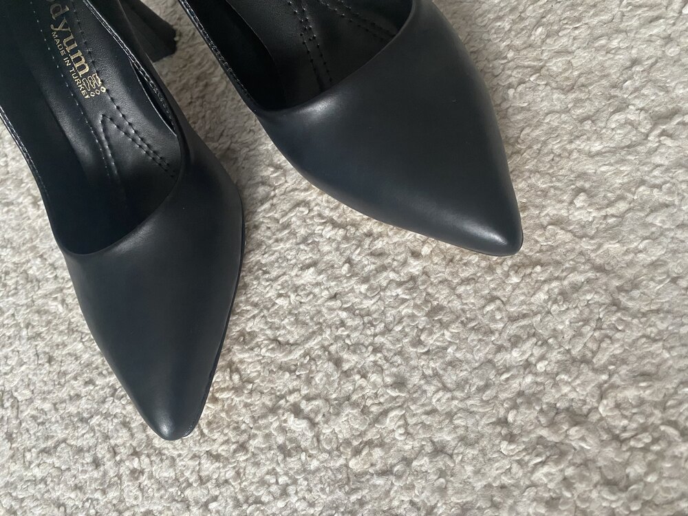 Kadın siyah Stiletto