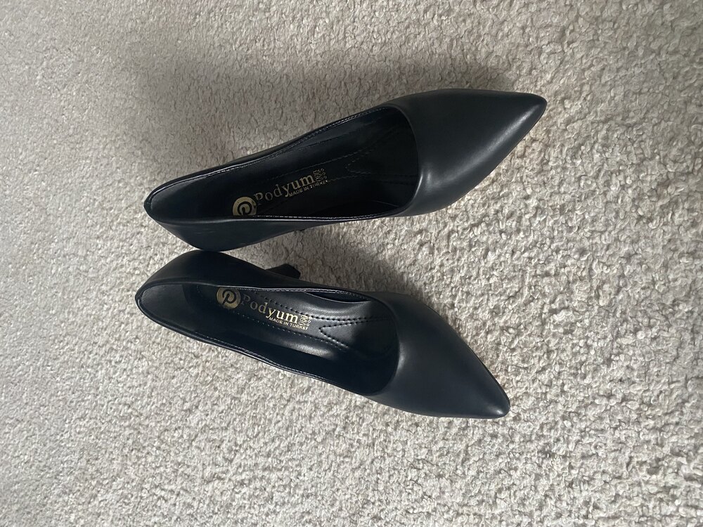 Kadın siyah Stiletto