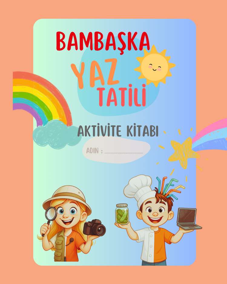 Bambaşka Yaz Tatili Aktivite Kitabı