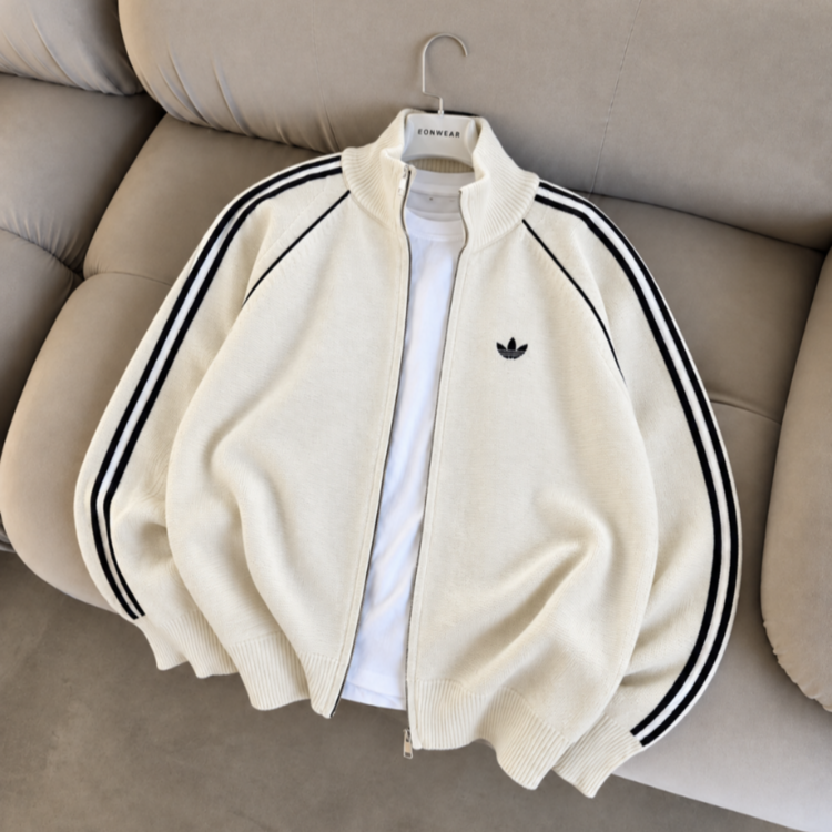Adidas Tam Fermuar Triko Premium