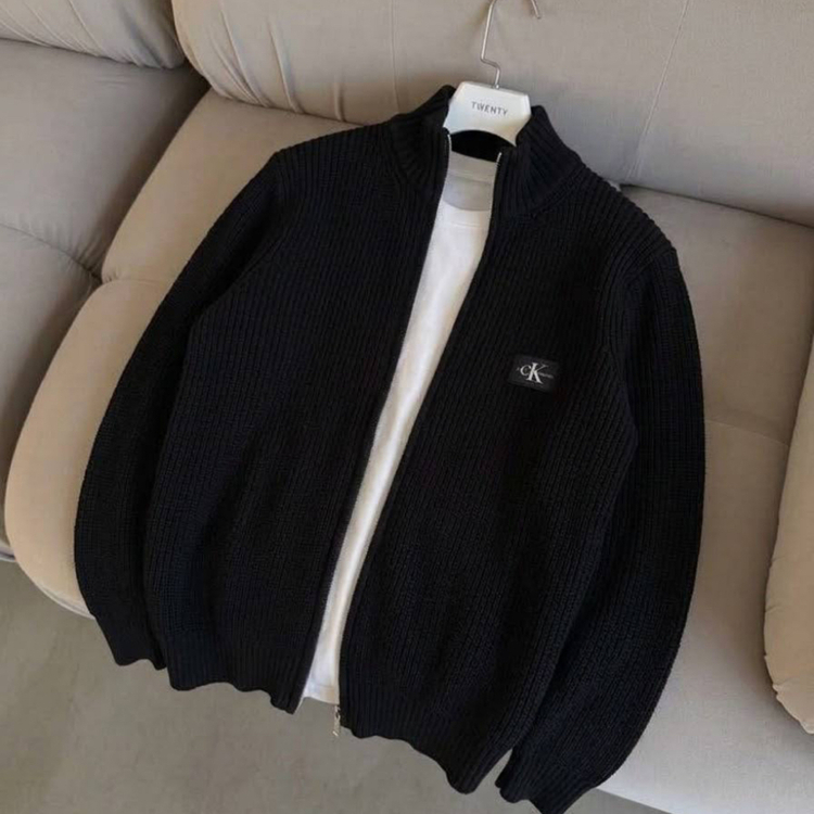 Calvin Klein Tam Fermuar Triko Premium