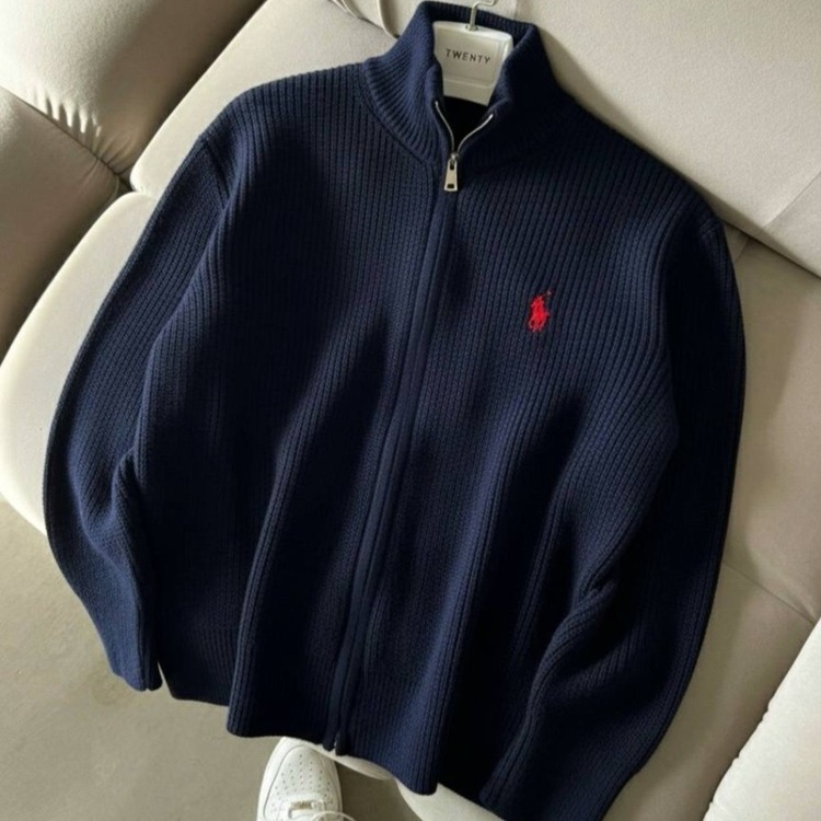 Ralph Lauren  Tam Fermuar Triko Premium