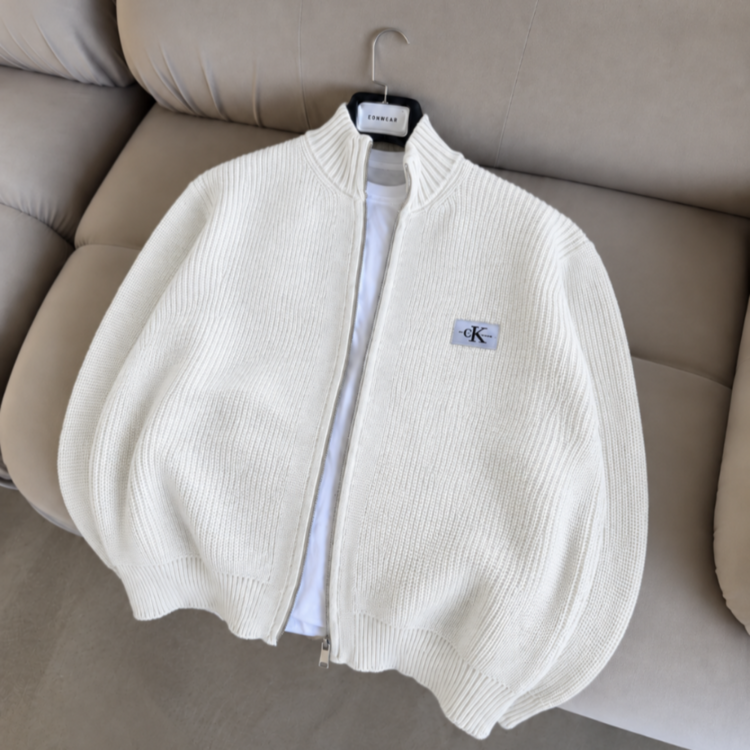 Calvin Klein Tam Fermuar Triko Premium