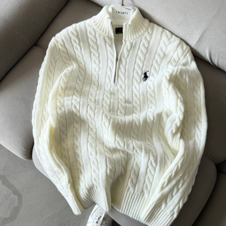 Ralph Lauren Yarım Fermuar Triko Premium