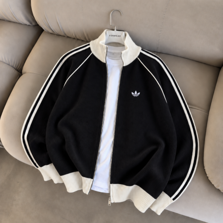 Adidas Tam Fermuar Triko Premium