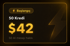 ⚡ Başlangıç 50 Kredi $42