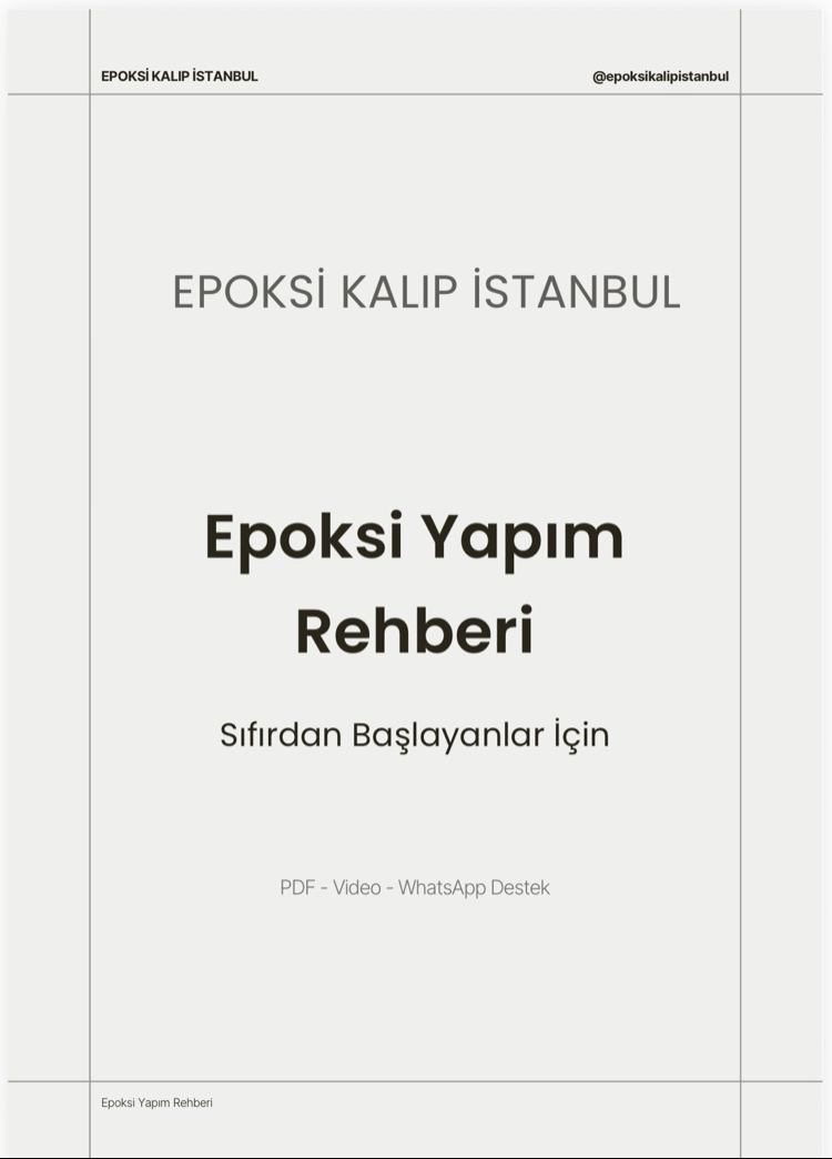 Epoksi Başlangıç Rehberi (PDF)