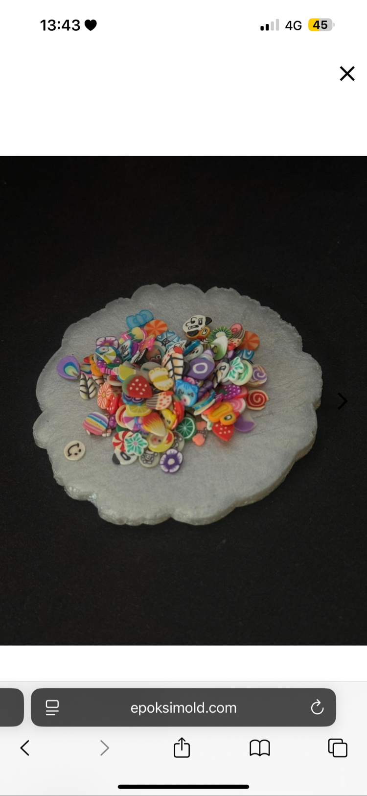 Epoksi Süsleme Fimo Karışık Desen 5 Gram