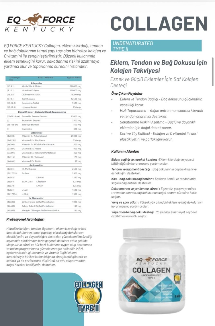 COLLAGEN 1KG  EQ FORCE KENTUCKY