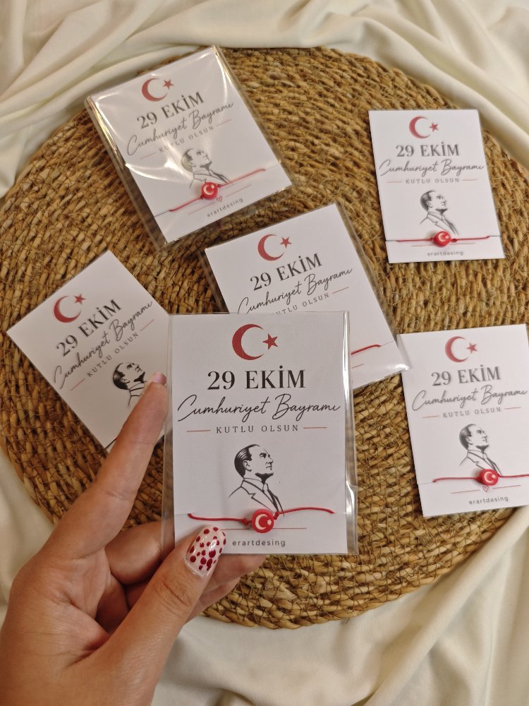 Türk Bayraklı Bileklik 
