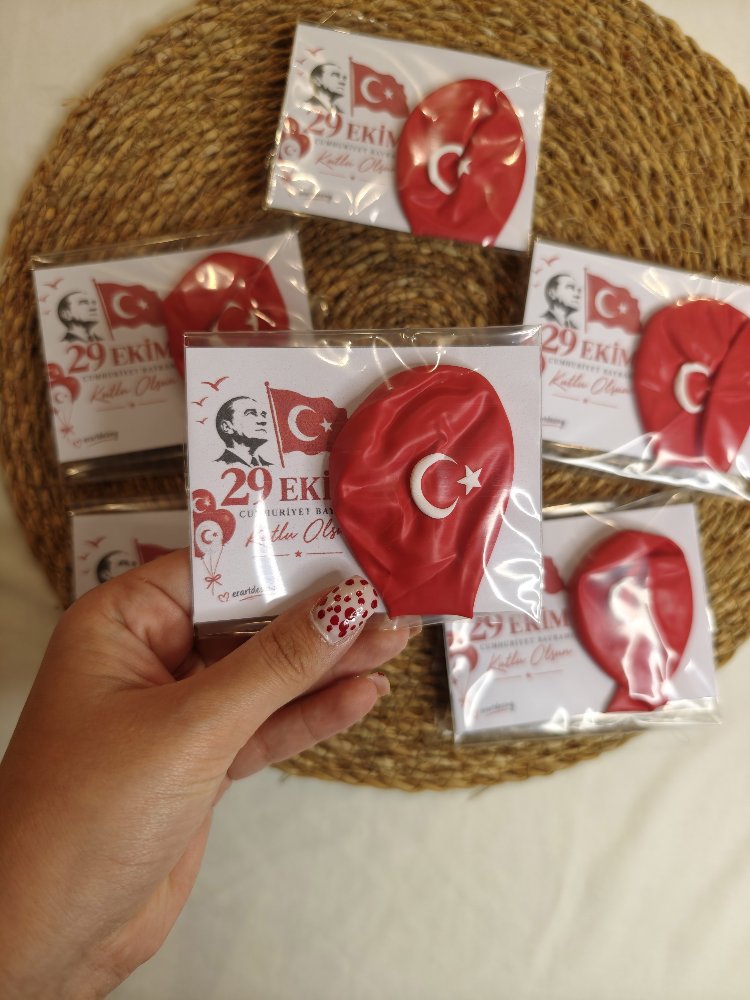 Türk Bayraklı Balon
