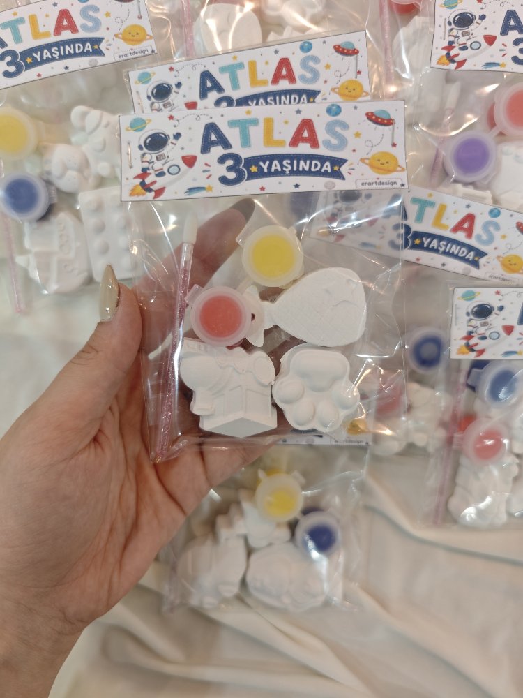 3 'lü Mini Obje Seti