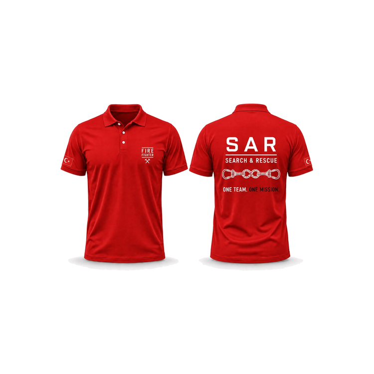 Search & Rescue Polo Yaka Tişört