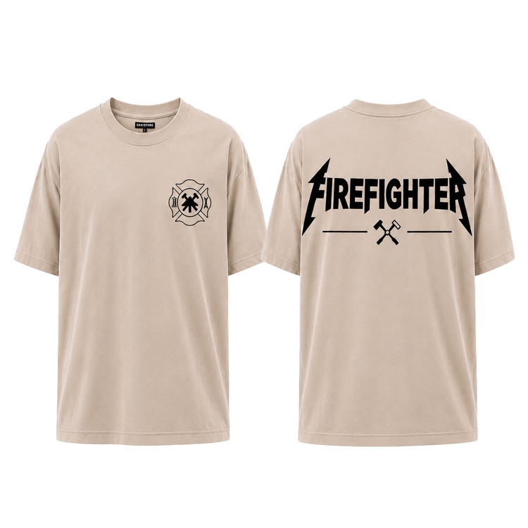 Firefighter Oversize Tişört