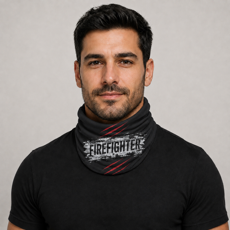 Firefighter Pençe Desenli Siyah Buff Boyunluk