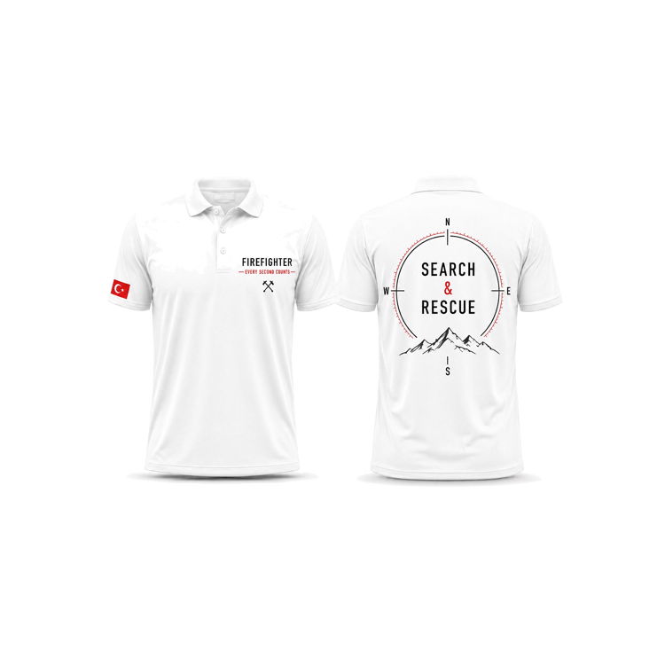 Search & Rescue Polo Yaka Tişört