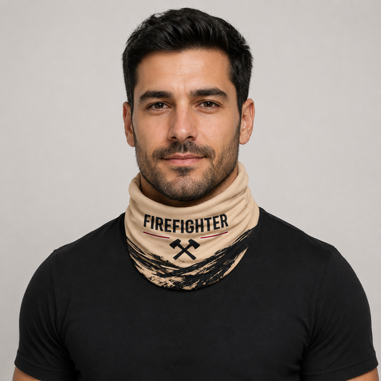 Firefighter Balta Desenli Buff Boyunluk