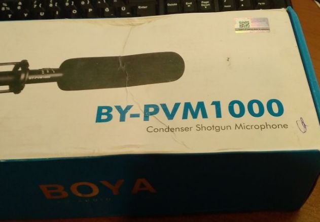 BY-PVM1000 kondenser shotgun mikrofon