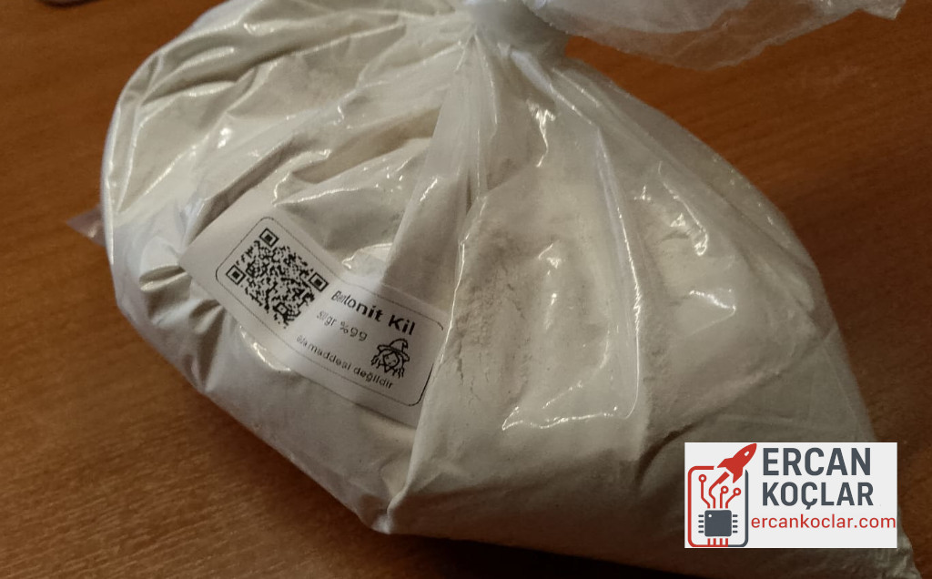 Saf Bentonit Kil %99 – 500g (Nozul ve Kalıp Uygulamaları İçin)