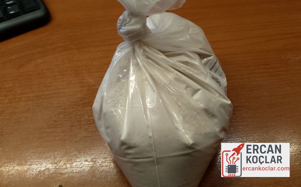 Saf Bentonit Kil %99 – 500g (Nozul ve Kalıp Uygulamaları İçin)