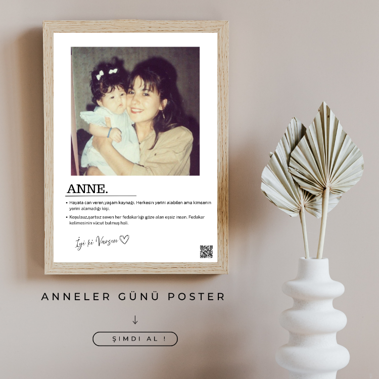 Anneler Günü Poster(Çerçeveli)