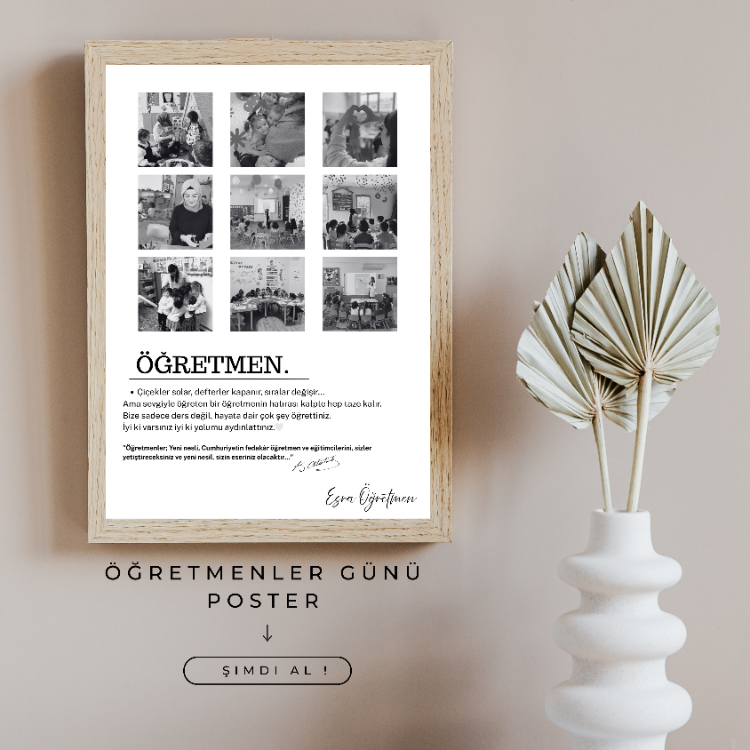 Öğretmenler Günü Posteri(Çerçeve)