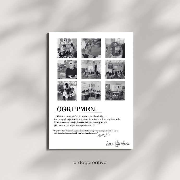 Öğretmenler Günü Posteri(Çerçeve)